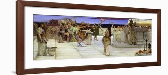 A Dedication to Bacchus, 1889-Sir Lawrence Alma-Tadema-Framed Giclee Print