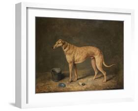 A Deerhound in a Stable Interior, 1817-Henry Thomas Alken-Framed Giclee Print