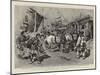 A Delay on the Road to Pekin, Chinese Soldiery Demanding the Production of Passports-Charles Edwin Fripp-Mounted Giclee Print