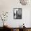 A Delivery Boy for a Tokyo Restaurant Carries a Tray of Soba Bowls-null-Framed Stretched Canvas displayed on a wall