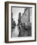 A Delivery Boy for a Tokyo Restaurant Carries a Tray of Soba Bowls-null-Framed Premium Photographic Print