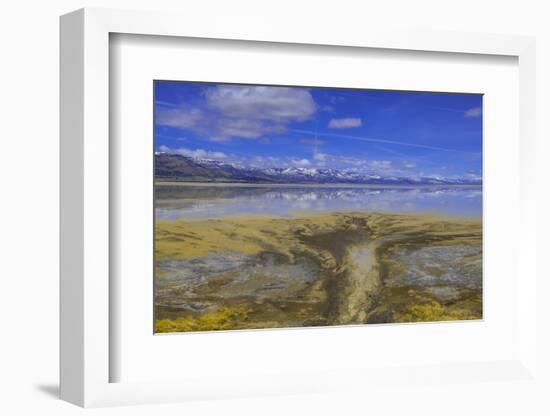 A delta on Middle Alkali Lake east of Cedarville, California.-Richard Wright-Framed Photographic Print