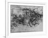 'A Deluge', c1480 (1945)-Leonardo Da Vinci-Framed Giclee Print