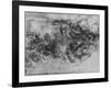 'A Deluge', c1480 (1945)-Leonardo Da Vinci-Framed Giclee Print