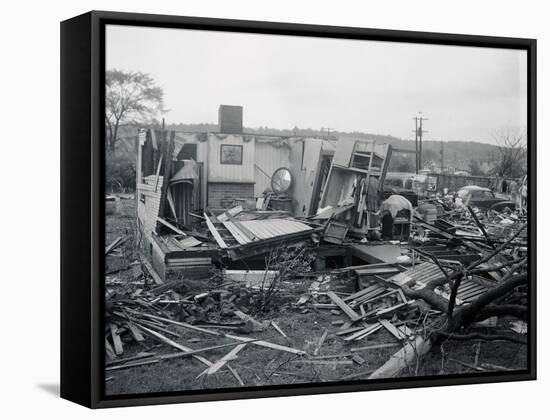 A Demolished House-null-Framed Stretched Canvas