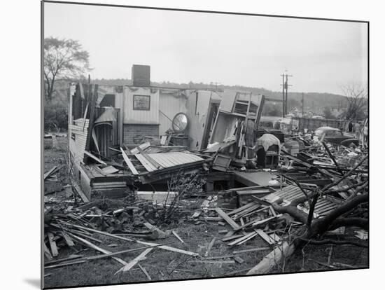 A Demolished House-null-Mounted Photographic Print