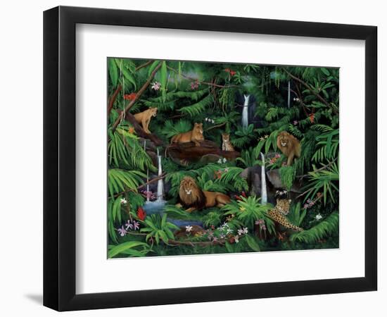 A Den of Lions-Betty Lou-Framed Premium Giclee Print