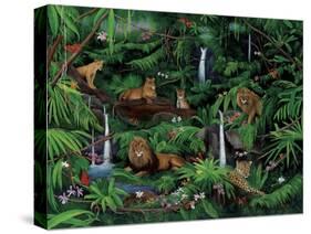 A Den of Lions-Betty Lou-Stretched Canvas