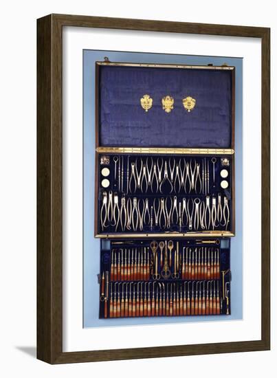 A Dental Tool Set by Bucquet, Paris, circa 1875-null-Framed Giclee Print