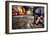 A Derelict Area Of Graffiti-sammyc-Framed Photographic Print