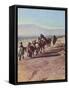 A Desert Camel Caravan - Peking to Russian Turkestan-Ella K. Maillart-Framed Stretched Canvas