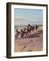 A Desert Camel Caravan - Peking to Russian Turkestan-Ella K. Maillart-Framed Art Print