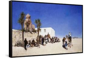 A Desert Scene Nicolai Martin Ulfsten-null-Framed Stretched Canvas