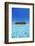 A deserted tropical island covered with palm trees amidst calm turquoise water.-Stuart Westmorland-Framed Photographic Print