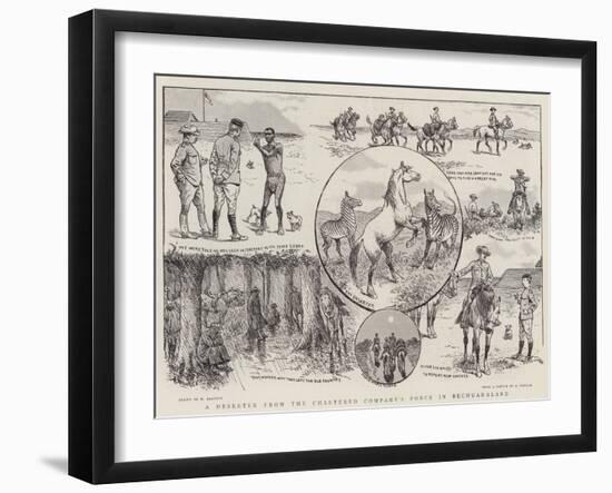 A Deserter from the Chartered Company's Force in Bechuanaland-William Ralston-Framed Giclee Print