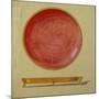 A Design for a Gold-Mounted Circular Guilloche Enamel Dish-null-Mounted Giclee Print