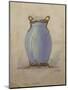 A Design for an Oviform Blue Vase-null-Mounted Giclee Print