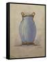 A Design for an Oviform Blue Vase-null-Framed Stretched Canvas