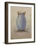 A Design for an Oviform Blue Vase-null-Framed Giclee Print