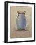 A Design for an Oviform Blue Vase-null-Framed Giclee Print