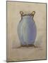 A Design for an Oviform Blue Vase-null-Mounted Giclee Print