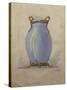 A Design for an Oviform Blue Vase-null-Stretched Canvas