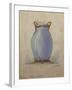 A Design for an Oviform Blue Vase-null-Framed Giclee Print