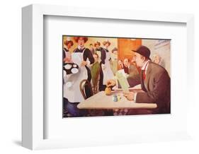 A Desperate Affray-Alfred Leete-Framed Premium Giclee Print