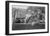 A Destitute Family with Their Old Car in Ozark Mountains During the Great Depression. Oct, 1935-null-Framed Photo