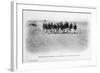 A Detachment of the French Foreign Legion in the Sahara Desert, Algeria, C1905-J Geiser-Framed Giclee Print