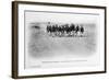 A Detachment of the French Foreign Legion in the Sahara Desert, Algeria, C1905-J Geiser-Framed Giclee Print