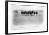 A Detachment of the French Foreign Legion in the Sahara Desert, Algeria, C1905-J Geiser-Framed Giclee Print