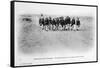 A Detachment of the French Foreign Legion in the Sahara Desert, Algeria, C1905-J Geiser-Framed Stretched Canvas