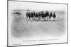 A Detachment of the French Foreign Legion in the Sahara Desert, Algeria, C1905-J Geiser-Mounted Giclee Print