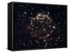 A Detailed View at the Tattered Remains of a Supernova Explosion known as Cassiopeia A-Stocktrek Images-Framed Stretched Canvas