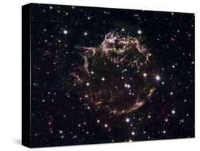 A Detailed View at the Tattered Remains of a Supernova Explosion known as Cassiopeia A-Stocktrek Images-Stretched Canvas