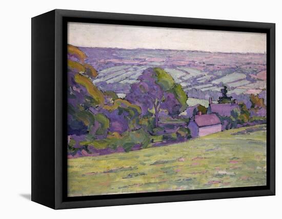 A Devonshire Valley, Number 1-Robert Polhill Bevan-Framed Stretched Canvas