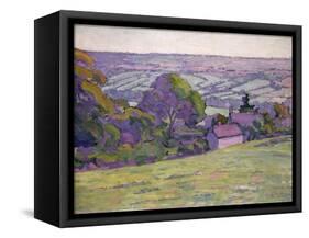 A Devonshire Valley, Number 1-Robert Polhill Bevan-Framed Stretched Canvas