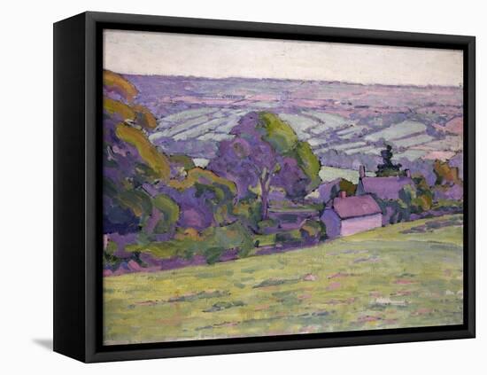 A Devonshire Valley, Number 1-Robert Polhill Bevan-Framed Stretched Canvas
