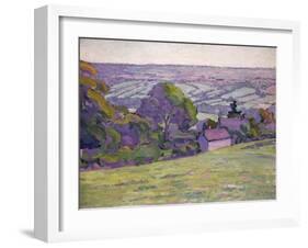 A Devonshire Valley, Number 1-Robert Polhill Bevan-Framed Giclee Print