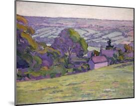 A Devonshire Valley, Number 1-Robert Polhill Bevan-Mounted Giclee Print