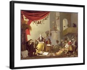 A Diablerie-Cornelis Saftleven-Framed Giclee Print