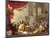 A Diablerie-Cornelis Saftleven-Mounted Giclee Print