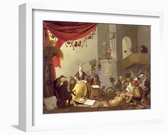 A Diablerie-Cornelis Saftleven-Framed Giclee Print