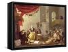 A Diablerie-Cornelis Saftleven-Framed Stretched Canvas