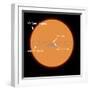 A Diagram Comparing the Sun to VY Canis Majoris-Stocktrek Images-Framed Photographic Print