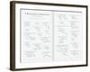 A Diagrammatical Dissertation on Opening Lines of Notable Novels-Pop Chart Lab-Framed Art Print