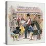 A Dickensian Christmas: the Christmas Dinner-Carol Walklin-Stretched Canvas