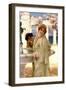 A Difference of Opinion-Sir Lawrence Alma-Tadema-Framed Art Print