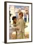 A Difference of Opinion-Sir Lawrence Alma-Tadema-Framed Art Print